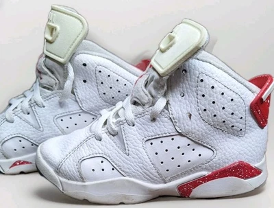 Nike Air Jordan 6 Retro Blanco y Rojo Zapatos Universidad DV3605-162 Talla EE. UU. 11C Foto 1 de 4