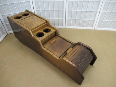 88-99 Chevrolet C/K Truck Conversion Package All Wood Center Console Storage OEM Foto 1 de 4