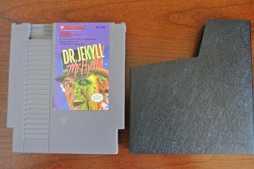 DR JEKYLL & MR HYDE Cart & Sleeve Game Nintendo Entertainment System NES - Image 1 of 1