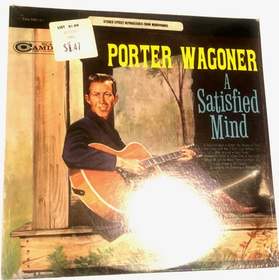 Porter Wagoner A Satisfied Mind Lp Still Sealed New Mint - Image 1 of 4
