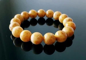 Butterscotch Bernstein Armband Kugel Pearl Unisex - Bild 1 von 5