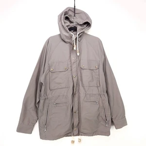 Jack Spade Bleecker Street Utility Jacket Men's Large Gray Hoodie New York - Picture 1 of 14