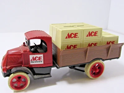 Vintage Ertl 1926 Mack Bulldog "Ace Hardware" Delivery Truck Coin Bank #MC3-13 - Image 1 of 4