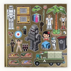 Pixelworld by Francis Lam Pixel Art Graphic Design 2003 First Edition - Picture 1 of 9