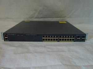 Cisco Catalyst 2960-XR 24 Port/PoE+ 4 Port SFP WS-C2960XR-24PS-I Gigabit  (J011) - Picture 1 of 7
