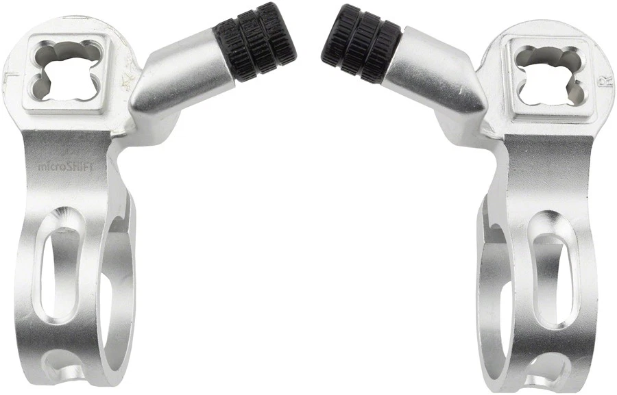 microSHIFT Road Thumb Shifter Mount Pair | Lightweight Alloy, 8-10-Speed