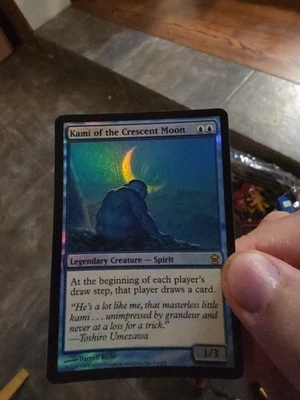 Kami of the Crescent Moon - [Foil]	Saviors of Kamigawa Rare Draw Card  - Image 1 of 2