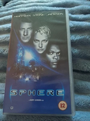 Sphere VHS Cassette Dustin Hoffman Morgan Freeman Sharon Stone (Ref08) - Image 1 of 3