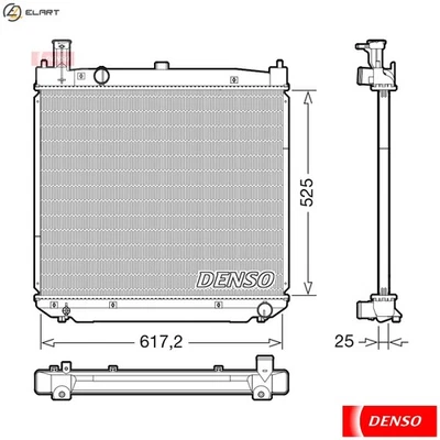 RADIATOR ENGINE COOLING DRM50141 FOR TOYOTA HIACE/IV/Bus/Van/SBV 2.5L 4cyl - Image 1 of 4