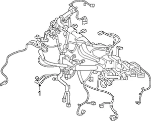 Genuine Nissan Engine Harness 24011-7BA1A - Picture 1 of 1
