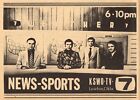1974 Kswo Oklahoma Tv News Ad Bill Riley, Tom Charles, Lew Johnson, Hugh Johnson