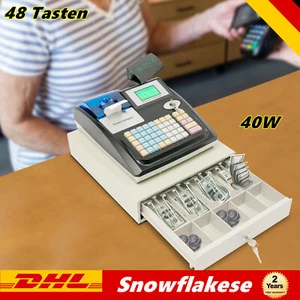 48 Tasten Elektronische Kasse POS Registrierkasse Einzelhandel Kassensystem - Bild 1 von 13