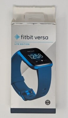 Fitbit Versa Lite Edition Smart Watch Marina Blue/Marina Blue Aluminum - image 1 of 4