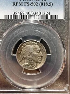 1935-D/D BUFFALO 5c PCGS XF40 FS-502 RARE RPM MINT ERROR - mikesartifacts - Picture 1 of 4