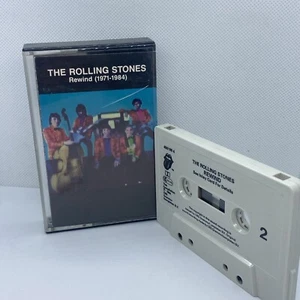 THE ROLLING STONES - REWIND: 1971-1984 (UK CASSETTE TAPE) - Picture 1 of 4