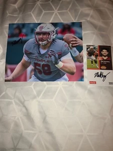 Matt Hennessy Temple Owls signed autographed 8x10 football photo & CARD - Picture 1 of 2