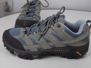 EUC Merrell Moab 2 Ventilator Gray Vibram Hiking Shoes J06014 Women's Size 9.5 M - Picture 1 of 16
