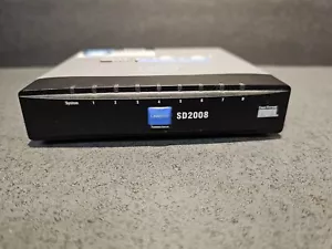 LINKSYS CISCO 8-Port 10/100Mbps SD208 Network Ethernet Switch + Power Supply - Picture 1 of 10