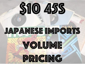$10 Japanese Import 45s - Volume Pricing - $5.00 Flat Shipping - Foto 1 di 37