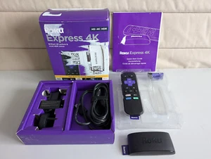 Roku Express 4K | HD/4K/HDR Streaming Media Player Black 3940X2 RRP £40 - Picture 1 of 10