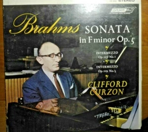 Clifford Curzon Brahms Sonata in F Minor Op 5; London FFrr CS 6341 SHIPPING DEAL - Bild 1 von 1