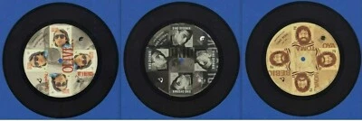 Folha miniatura incomum exclusiva para cantores de música Croácia 2020 formato redondo 3v - Imagem 1 de 4