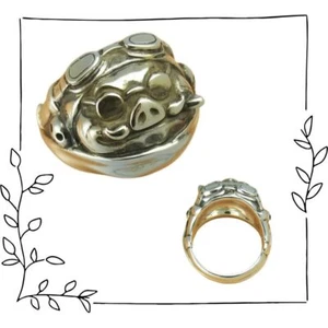 Porco Rosso Silver Ring (Size 10 or 13) – Inspired by Ghibli - Kurumira Shop - Picture 1 of 6