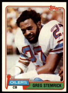 1981 Topps #123 Greg Stemrick Rookie x0C6tE