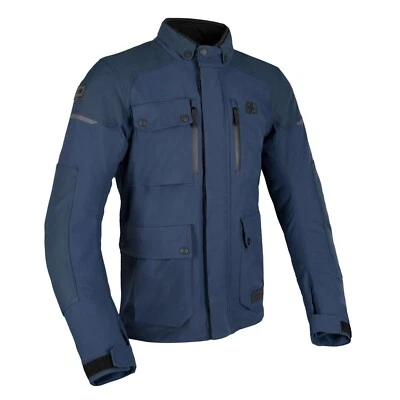 OXFORD BARKSTON ADVANCED Dry2Dry LAMINATED WATERPROOF MOTORCYCLE JACKET BLUE - Image 1 of 4