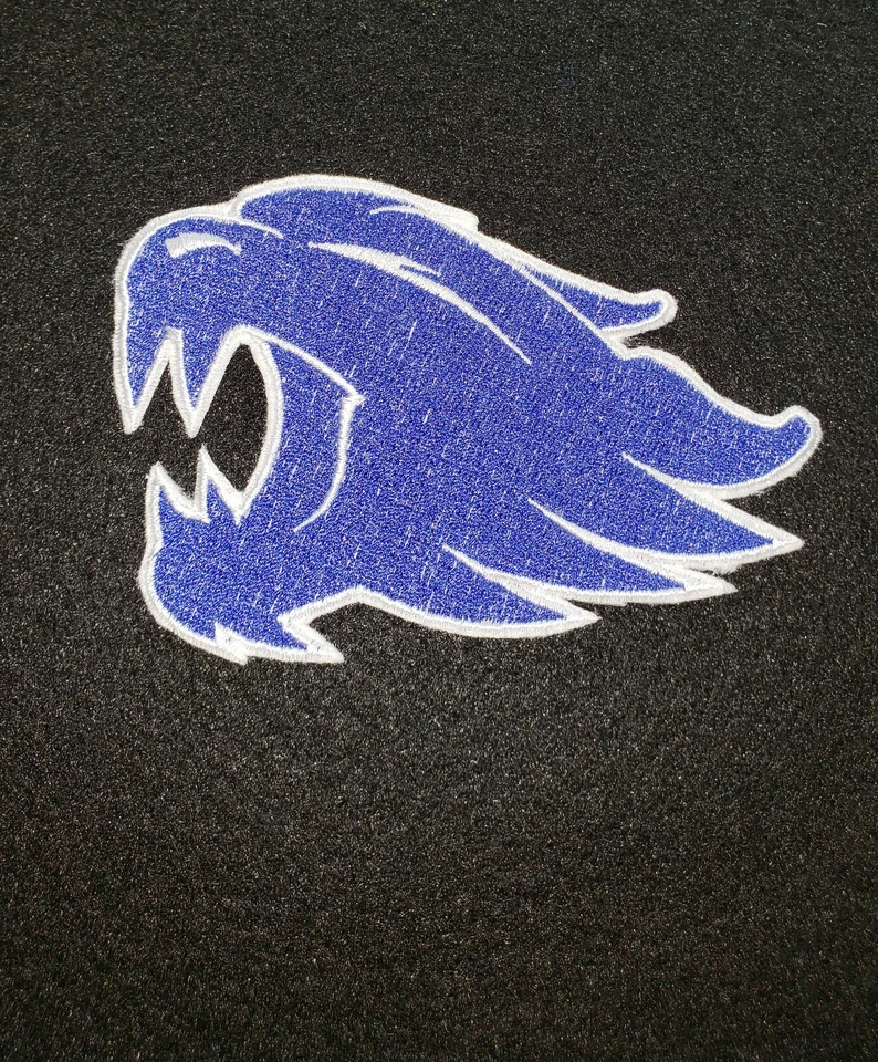 Parche de apliques bordados de hierro para mascota de gatos salvajes de Kentucky de 4 1/4 pulgadas Foto 1 de 1