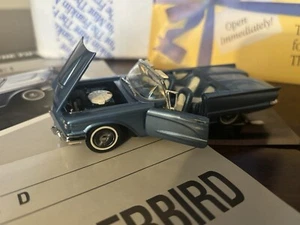 Franklin Mint 1958 Ford Thunderbird Mint 1:43 Scale - Picture 1 of 4