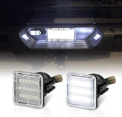 2-Pieces LED License Plate Lights For 2016-2023 Toyota Tacoma & 2014-2021 Tundra - Image 1 of 4