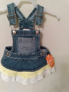 NWT WONDER NATION DENIM JUMPER 12 months - Picture 1 of 3
