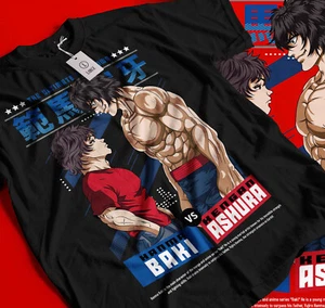 Baki Hanma T-Shirt Baki the Grappler Yujiro Boxing Gym Ashura Gift Shirt 421 - Picture 1 of 6