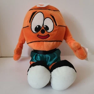 Vintage Kentex International 90s Basketball Shaped Guy Pillow Plush 14” Tag - Picture 1 of 9