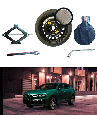 roue de secours (galette) 18" pour ALFA ROMEO TONALE avec cric cléf et sac 69X16 - Photo 1/2