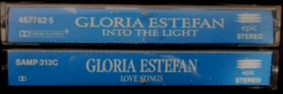 GLORIA ESTEFAN ` DOUBLE CASSETTE  Into The Light / Love Song RARE Epic AUSTRALIA - Image 1 of 4