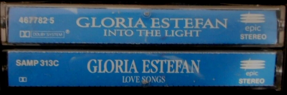 GLORIA ESTEFAN ` DOUBLE CASSETTE  Into The Light / Love Song RARE Epic AUSTRALIA - Image 1 of 4