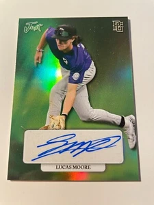 Lucas Moore 2022 Just Minors Perfect Game National Showcase RC AUTO #D 1/2 03 - Picture 1 of 2