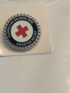 American Red Cross Hurricane Season 2005 Disaster Relief Lapel Pin - Picture 1 of 3