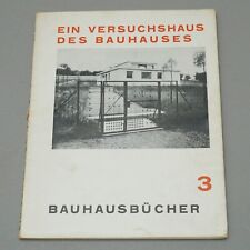 Bauhausbücher 3 Ein Versuchshaus des Bauhauses in Weimar A. Langen 1924 V.AIO