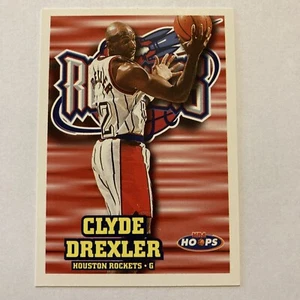 1997-98 NBA Hoops Basketball #58 Clyde Drexler - Houston Rockets - HOF - MINT - Bild 1 von 2