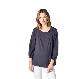 HATCH Maternity The Demi Top Navy Gingham 2 Medium - Picture 1 of 8