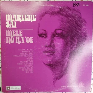 Marlene Sai Mele No Ka 'Oe 1977 LP Album Hawaiian VG+/VG - Picture 1 of 4