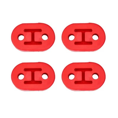 4 Pcs Heavy Duty Rubber Exhaust Tail Pipe Mount Bracket Hanger Accessories - Image 1 of 4