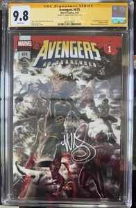 Avengers No Surrender CGC 9.8 Signed By Mark Brooks Rogue Wraparound Lenticular - Picture 1 of 2