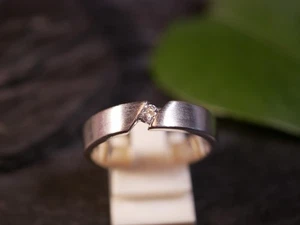 Eleganter 925 Sterling Silber Ring Spannring Matt Gebürstet Jörg Hammer - Bild 1 von 12