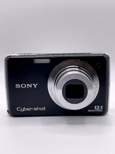 Sony Cyber-shot DSC-W230 12,1 megapixel fotocamera digitale nera per parti di ricambio / non si accende - Foto 1 di 7