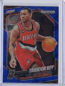 BRANDON ROY NBA 2024-25 Panini Prizm Black Blue Ice 011/125 #300 Card - Picture 1 of 2