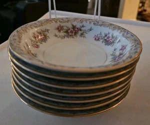 Noritake China SOMERSET #5317 Japan Set of 6 Berry Dessert Bowls 5 1/2" - Bild 1 von 3